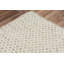 Tapis beige en laine touffeté à la main à motif géométrique Pangburn-980579763