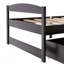 Lit plateforme simple avec deux tiroirs-518276260