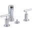 Purist® Vertical Spray Bidet Faucet with Handles-888618039-888618034