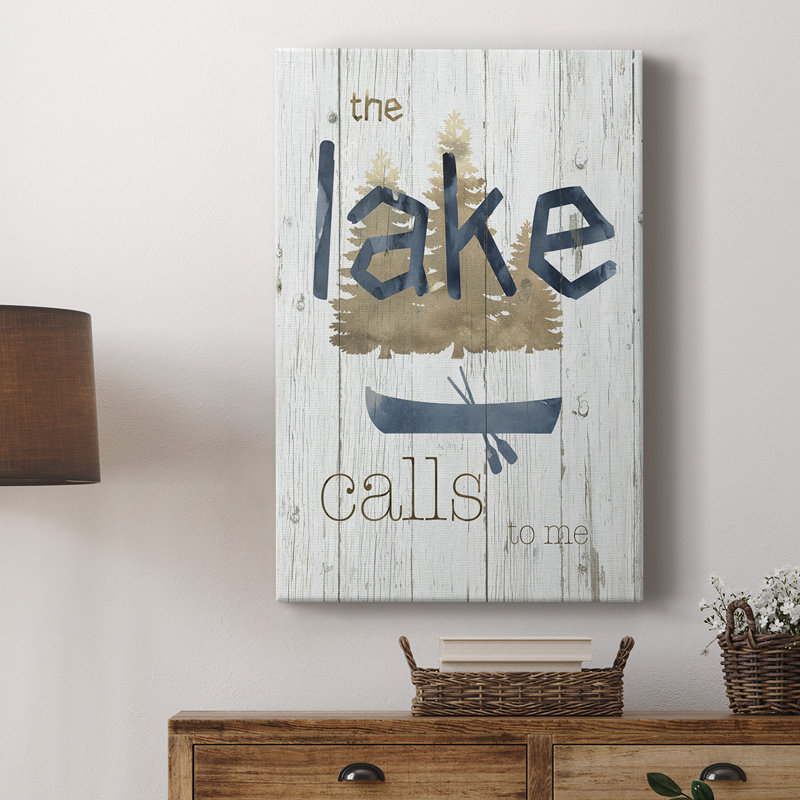 Lake Calls Me - galerie sur mesure, H 18 po x l 12 po