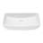 24"X15" White Ceramic Rectangular Vessel Bathroom Sink
