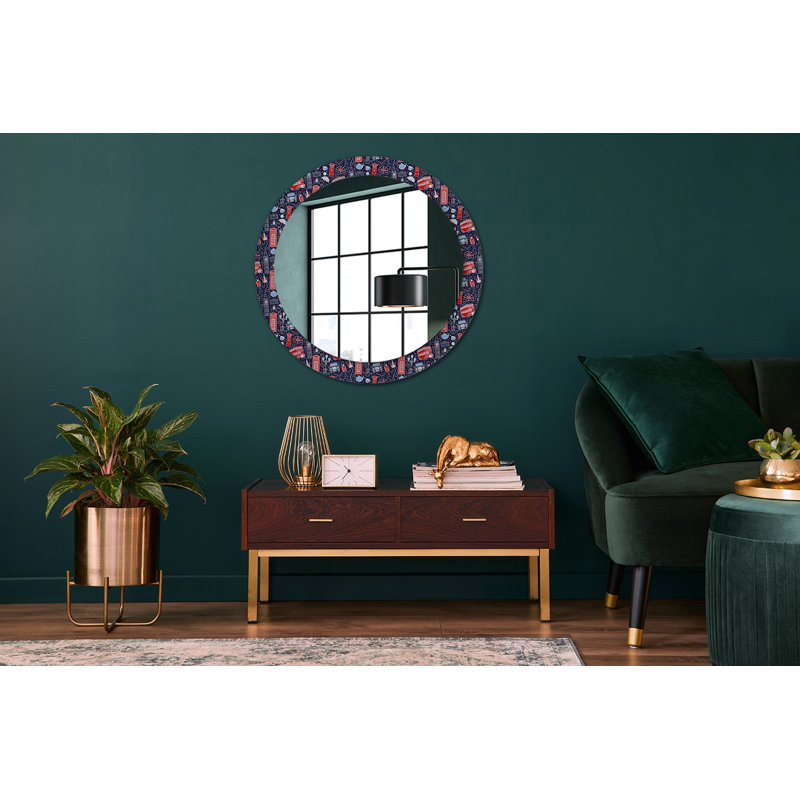 Huldar Glass Flat Wall Mirror
