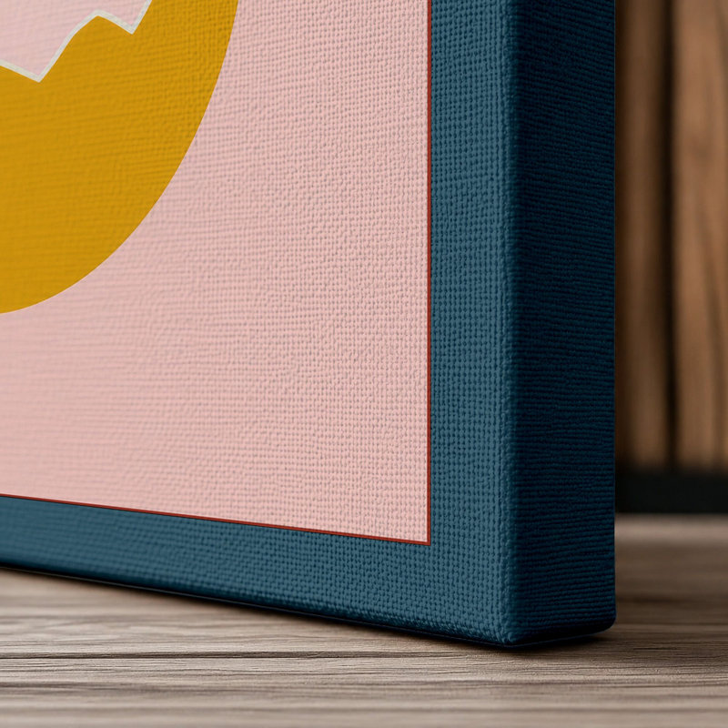 Print, 24x16 - 61.0 x 40.6 cm, Teal Border
