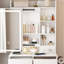 Small Makeup Vanity Desk With Mirror & Adjustable LED Lights,Built-In Power Outlet & Hidden Storage, Includes Padded Stool & Shelf,Space-Saving Dressing Table For Small Bedrooms-1999069357
