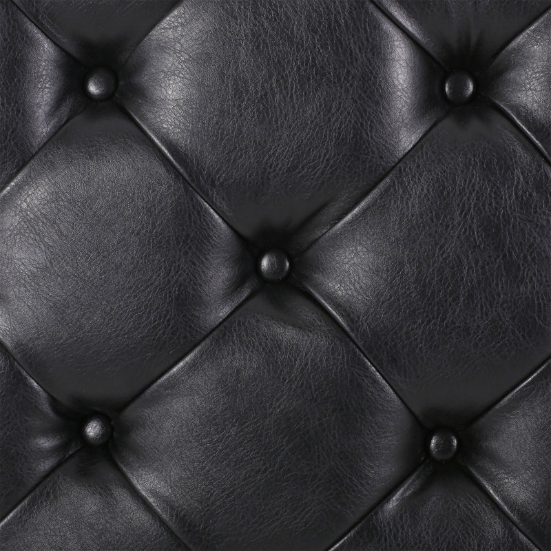 OTTOMAN ROND, Noir