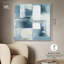 Art abstrait bleu déconstruit par I -156461015-156461025
