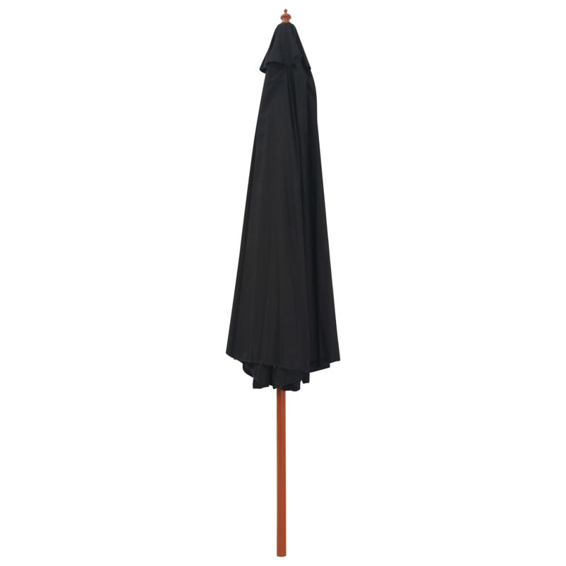 Parasol de plage 137,8 "x 137,8" Behar, Noir