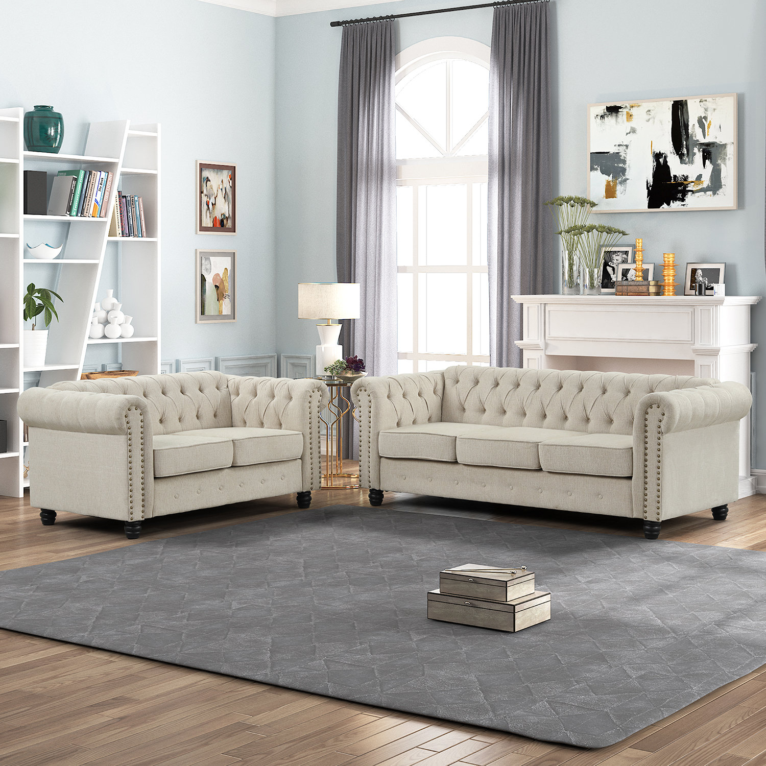 Canora Grey Locascio 2 Piece Standard Living Room Set & Reviews | Wayfair
