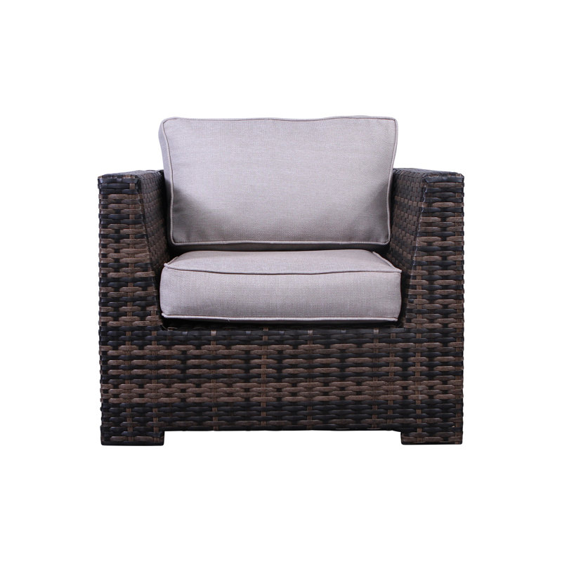 Fauteuil club Cabana - brun