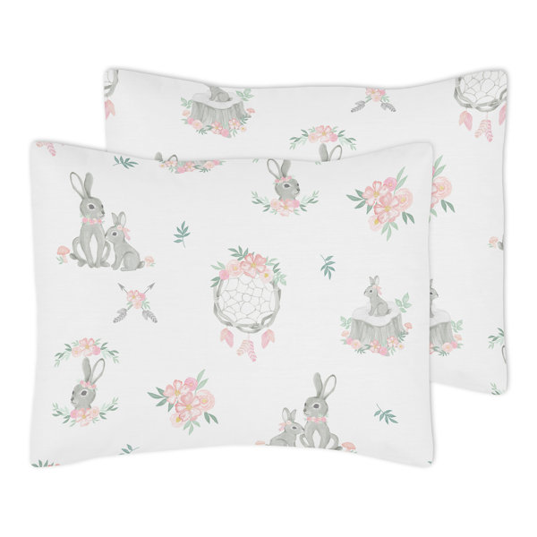 Sweet Jojo Designs Bunny Floral Comforter Set & Reviews | Wayfair