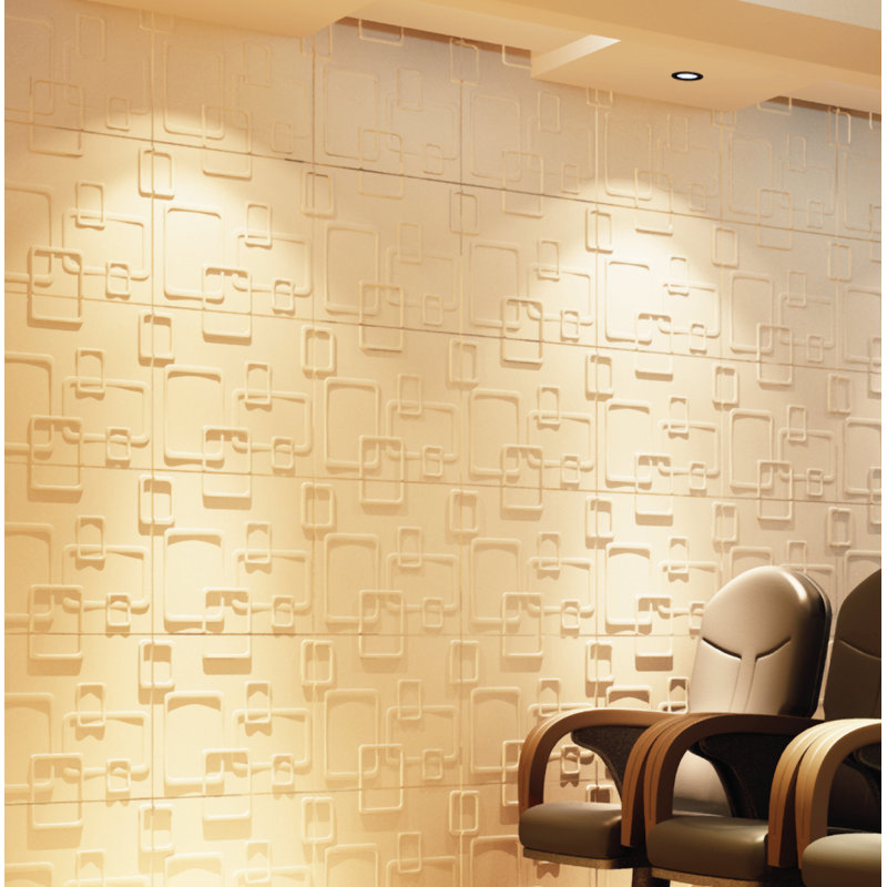 Loveland 50.04cm x 50.04cm Wood Tile in White