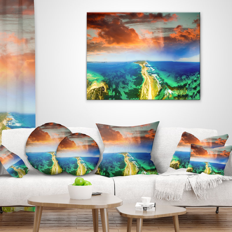 Coussin héliporté Schafer, 18 po x 18 po, Coussin décoratif