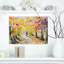 Floral Autumn Park - reproduction sur toile-29507688