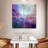 Avery Drifting - Composition In Purple And Turquoise