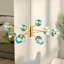 Lustre linéaire moderne Spoutnik à 8 lumières Davesha-1151366379