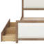 Lit plateforme tapissier Ansis avec structure en bois et 4 tiroirs-612531236