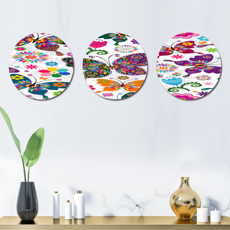 Ensemble de 3 décorations murales