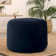 Gavrilovic 55Cm Wide Velvet Round Pouffe Ottoman