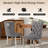  Modern Tufted Velvet Upholstered Dining Chairs Kitchen Chairs (Set of 2)-1677424128