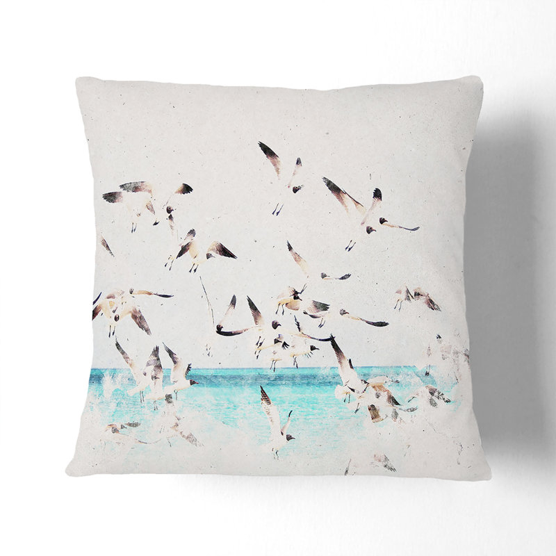 Square Throw Cushion, 55cm H x 55cm W x 20cm D