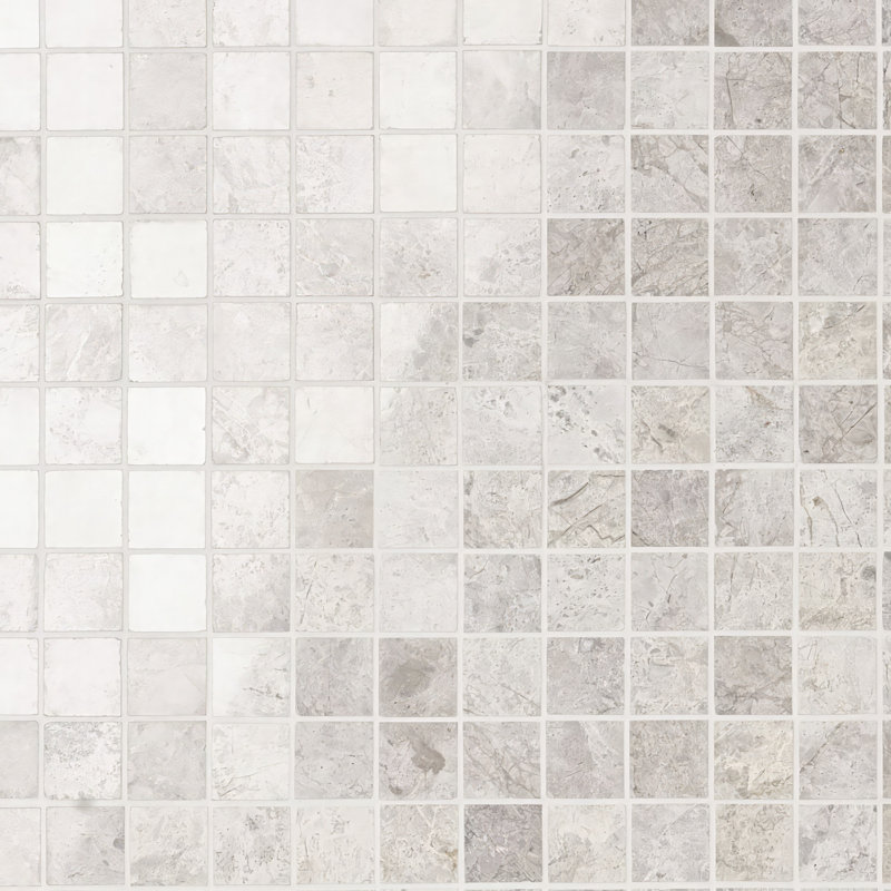 12" x 12" Natural Stone Grid Mosaic Wall & Floor Tile