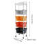 Rangement de salle de bain sur pied H 52,36 po x l 13,78 po avec rangement sur pied-1912698789