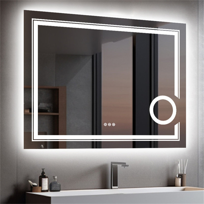 Aubrea Wall Mirror, 70cm H x 90cm W