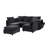 Modern Modular Sectional Sofa with Storage and USB Ports-238790741