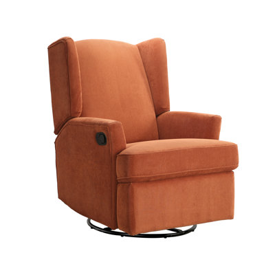 Heming Wingback Recliner Nursery Glider