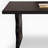 Black Ash    Wood    Slab    Dining    Set-106479597