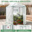 Serre de jardin portative 6,6 x 6,6 pi Hexagon-116302485
