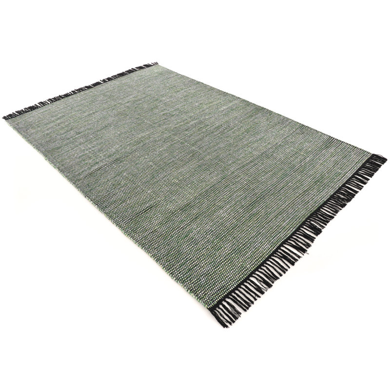 Solid Colour Hand Woven Area Rug, Rectangle 160 x 230cm