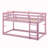 Floor Bunk Bed With Ladder-1109979441