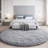 7x7 ft Light Gray Round Rug for Bedroom Room Fluffy Circle Rug Furry Carpet Shaggy Circular Fuzzy Washable Non-Slip Large Area Rug Soft Indoor for Living Room Cute Aesthetic Home Decor-1164655159-1164655110