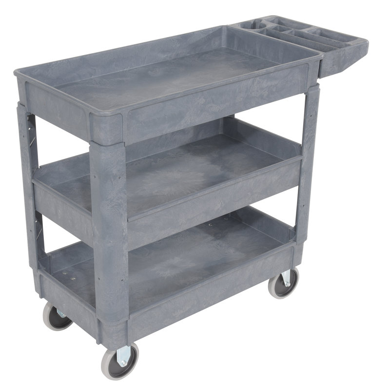 28'' H x 17.5'' W Utility Cart with Wheels