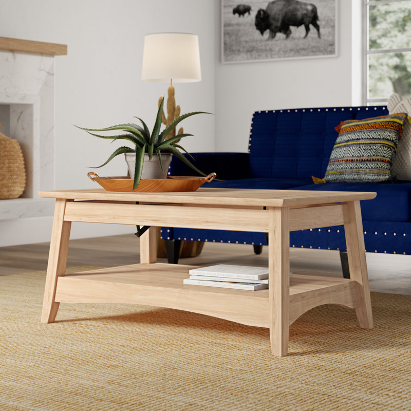 Manatuto Solid Wood Coffee Table