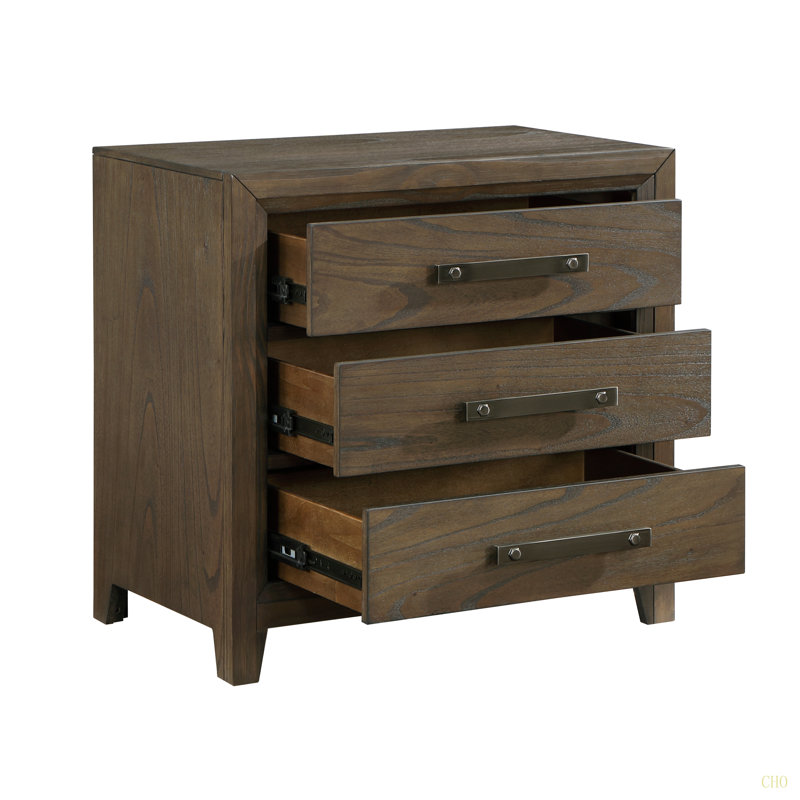 Table de chevet 3 tiroirs
