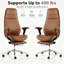 Chaise de bureau rotative réglable avec repose-pieds