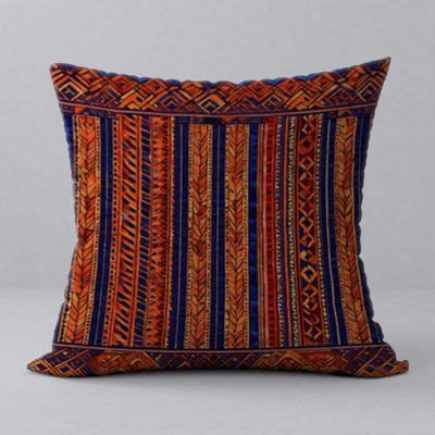  Oreiller New ManosMorenas, caractère et motifs vibrants / taille 18 po x 18 po