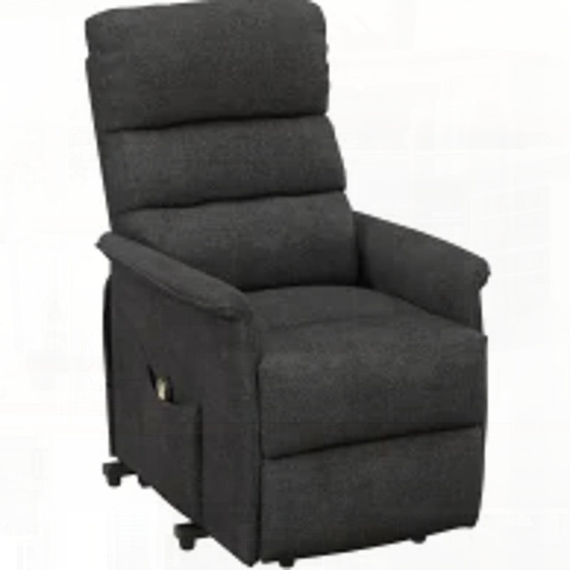Fauteuil inclinable électrique avec télécommande, Noir