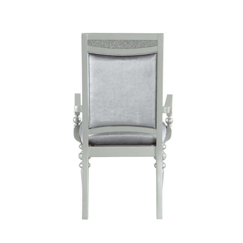 Chaise avec accoudoirs en tissu Maverick (ensemble de 2)