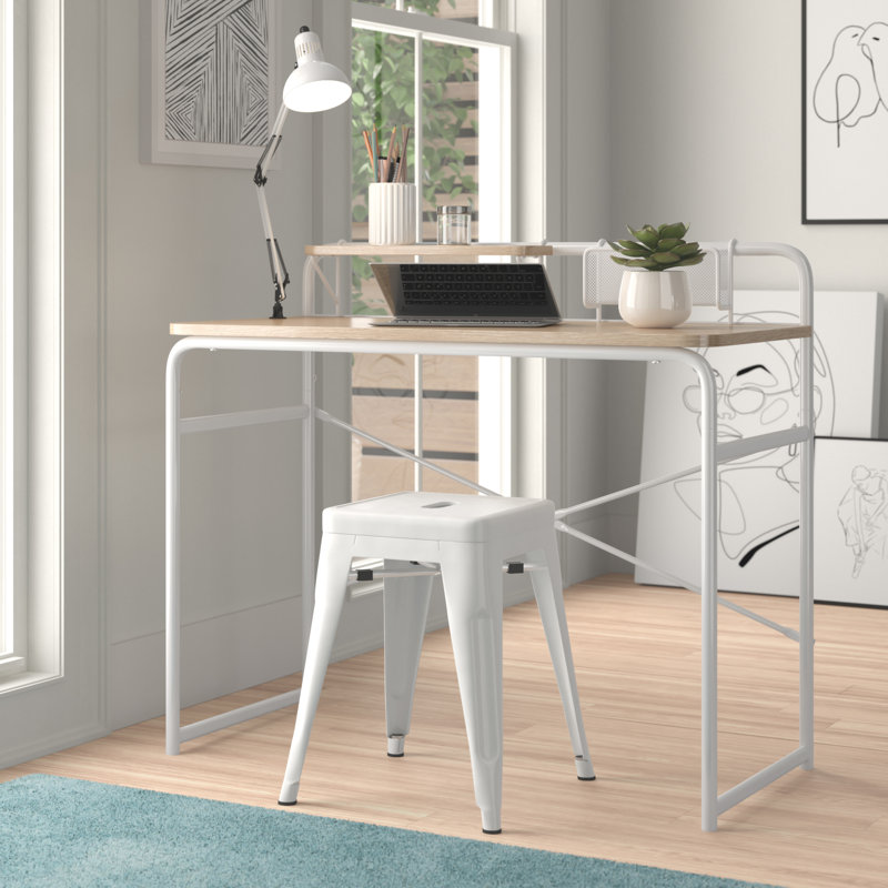 Alaric Metal Base Writing Desk