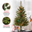 The Holiday Aisle® Kingswood Fir Pencil Tree with Multicolor Lights-945852545