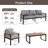 4 - Piece Patio Conversation Set With Cushions-110945672