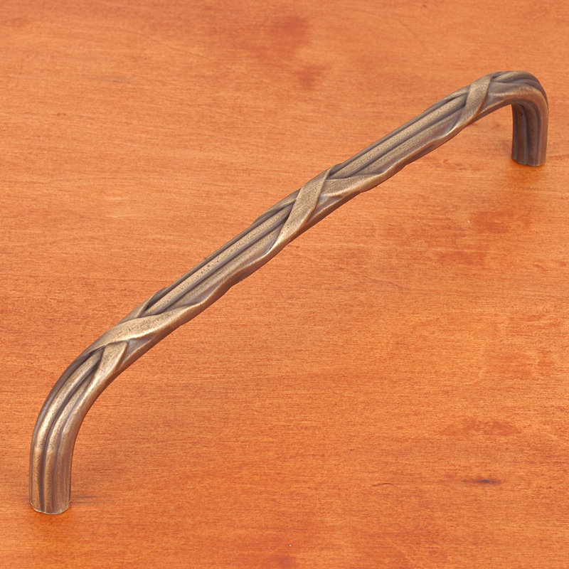 8'' Antique English Gold Traditional Cabinet Pull