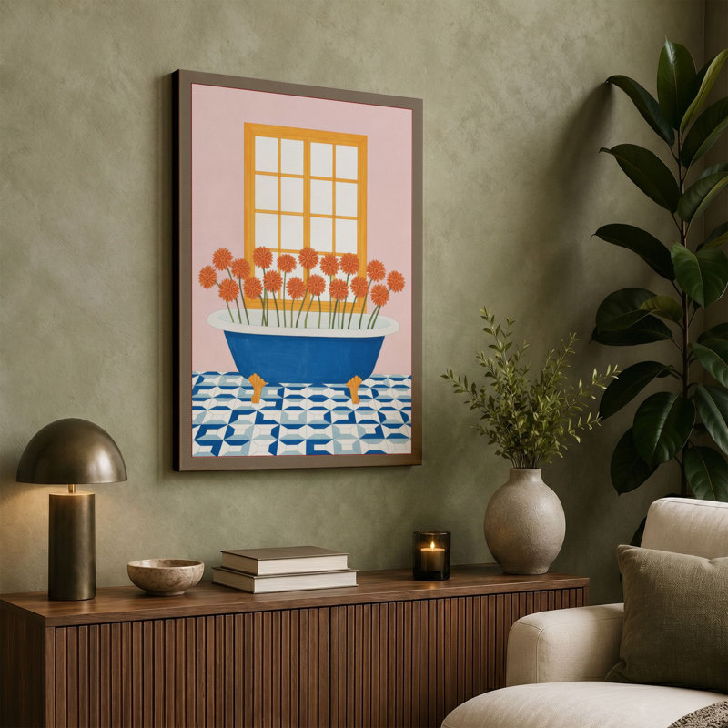 Print, Sage Border, 30x20 - 76.2 x 50.8 cm