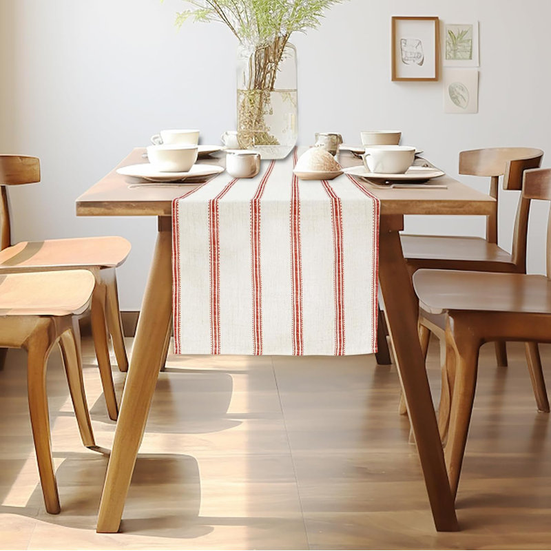 Chemin de table Abinash, Rouge campagnard