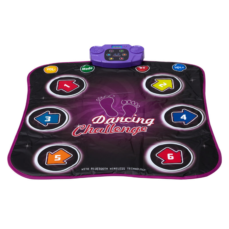 Fun Fusion Kids' Electronic Dance Mat with Lights & Bluetooth
