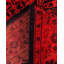 Tapis de couloir surdimensionné rouge / noir 3 pi x 11 pi 1 po One-of-a-Kind