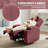 Electric Recliner Chair , Corduroy Power Recliner with 2 Side Pockets, Tool-Free Setup-1559544342